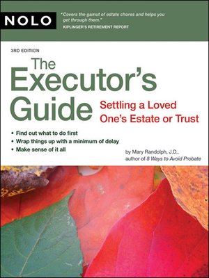 cover image of Executor's Guide,The 